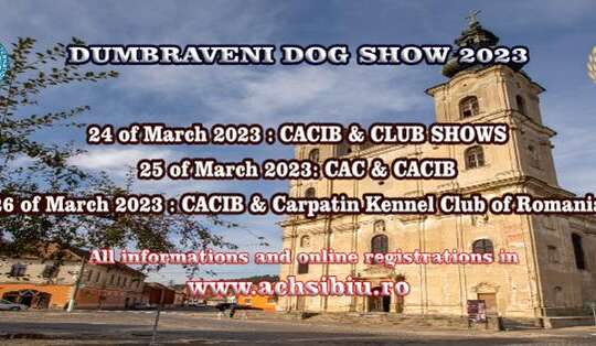 Dumbraveni Dog Show -CARPATIN CLUB ROMANIA – DUMBRAVENI, 26 MARTIE 2023